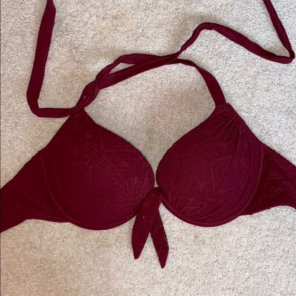 H&M maroon bikini top